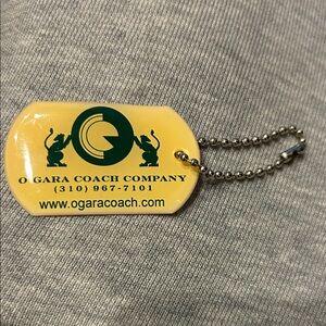 O'Gara Coach Company💛Plastic Keychain W/Logo / Preloved / Gently Used